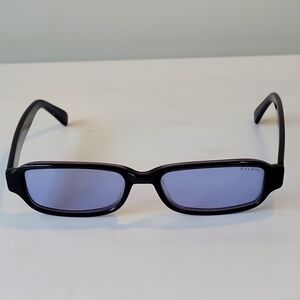 Sleek Ralph Lauren Blue Frame & Tinted Womans Sunglasses. Great Condition.